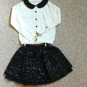 Girls dressy skirt set